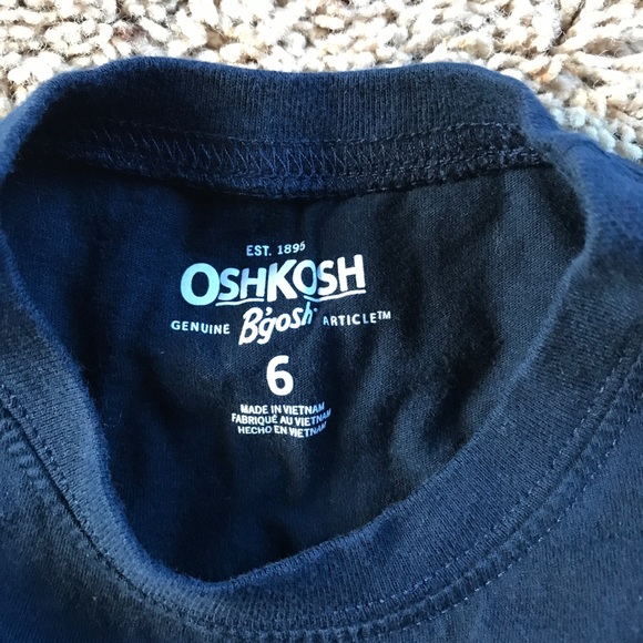 EUC! Oshkosh b'gosh blue Holla Days T-shirt size 6 - Picture 3 of 3
